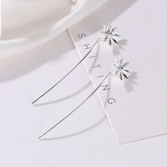 Relisted*Gwendolyn* Flower Earrings - Picture 4 of 4